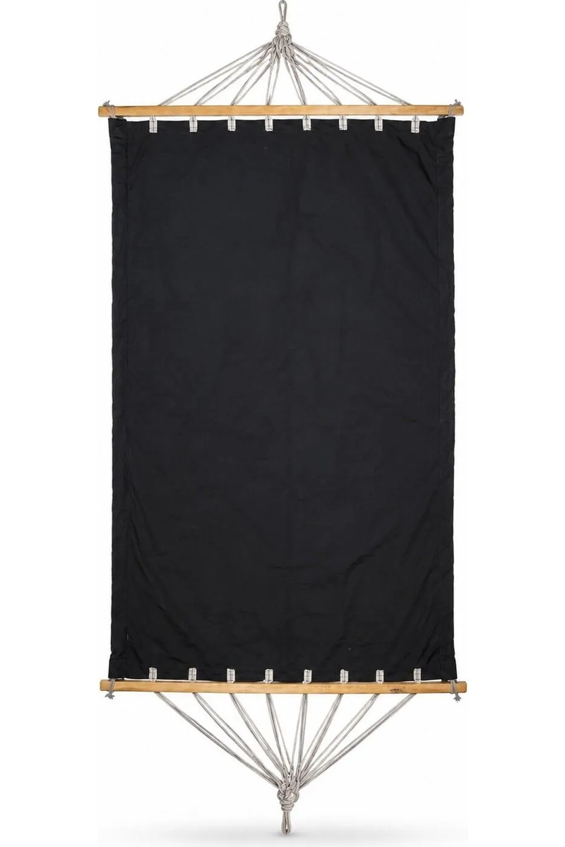 Toptancı Toptancı Amca Çift Kişilik Kumaş Hamak Dayanıklı Yıkanabilir Bahçe Hamağı bağlama ipli 120X330 cm — 3. ürün görseli