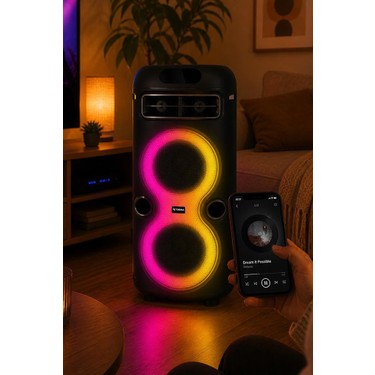 Torima Torima Bluetooth Hoparlör Rgb Işıklı Mikrofonlu Taşınabilir Speaker D41 — 3. ürün görseli