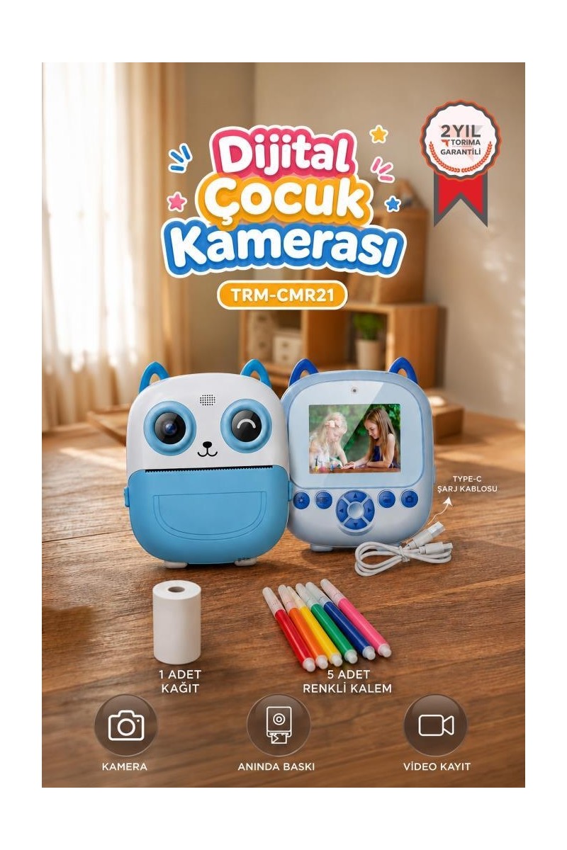 Torima Dijital Fotoğraf Makineleri Çocuk Termal Resim