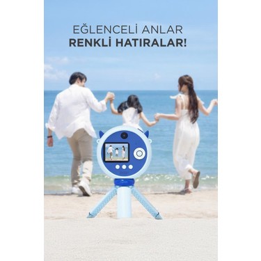 Torima Torima Dijital Fotoğraf Makineleri IPS Ekran Çocuk Kamerası Video Makinesi 1080P S8 — 4. ürün görseli