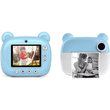 Torima Torima Dijital Fotoğraf Makinesi Çocuk Termal Resim Kağıt Baskılı Yazıcı Kamera Makinesi CMR14 fiyatı ve görseli