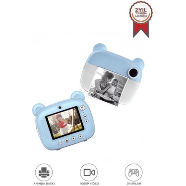 Torima Torima Dijital Fotoğraf Makinesi Çocuk Termal Resim Kağıt Baskılı Yazıcı Kamera Makinesi CMR14 — 5. ürün görseli