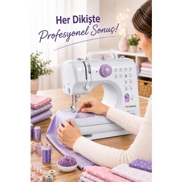 Torima Torima Mini Dikiş Makinesi 12 Desenli Pedallı Ev Tipi DM01 — 2. ürün görseli