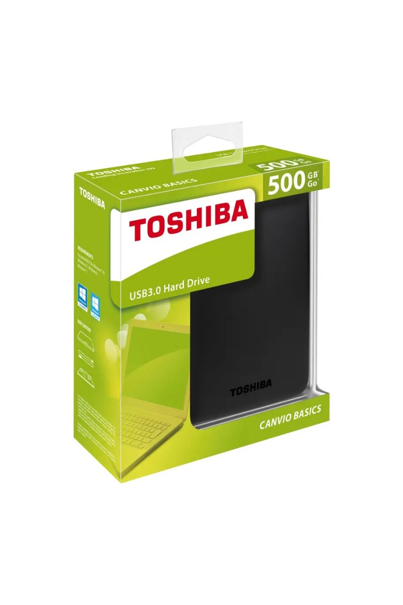 Toshiba Toshiba HDTB405EK3AA Canvio Basics 500 GB 2.5" USB 3.0 Taşınabilir — 5. ürün görseli