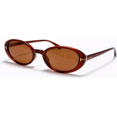 Toz Vintage Toz Vintage Azlor Kahverengi Retro Güneş Gözlüğü Kadınlar İçin UV 400 Filtreli Hafif — 2. ürün görseli