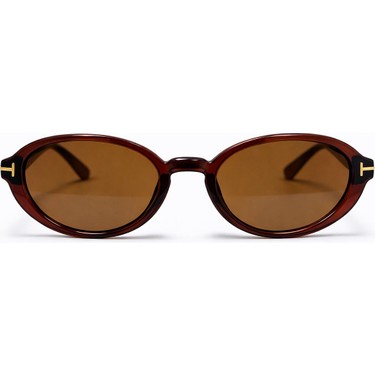 Toz Vintage Toz Vintage Azlor Kahverengi Retro Güneş Gözlüğü Kadınlar İçin UV 400 Filtreli Hafif — 3. ürün görseli
