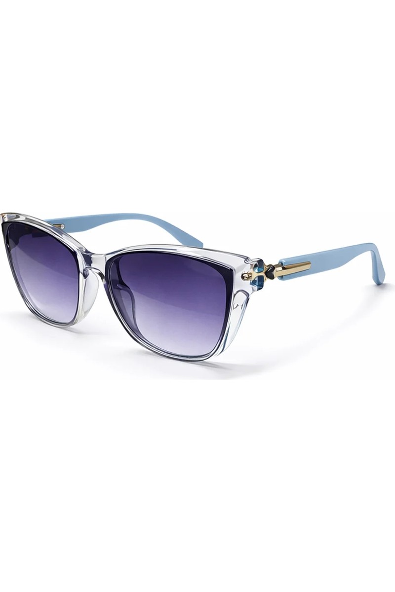 Toz Vintage Toz Vintage Lurello Mavi Retro Kare Kemik Unisex UV400 Vintage Retro Güneş — 4. ürün görseli