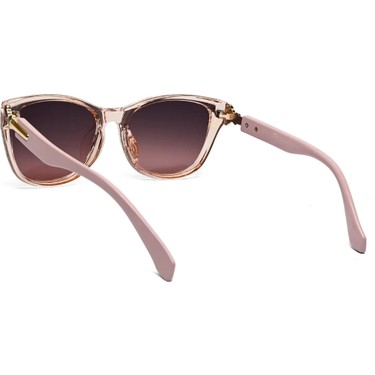 Toz Vintage Toz Vintage Lurello Pembe Retro Kare Kemik Unisex UV400 Vintage Retro Güneş — 4. ürün görseli