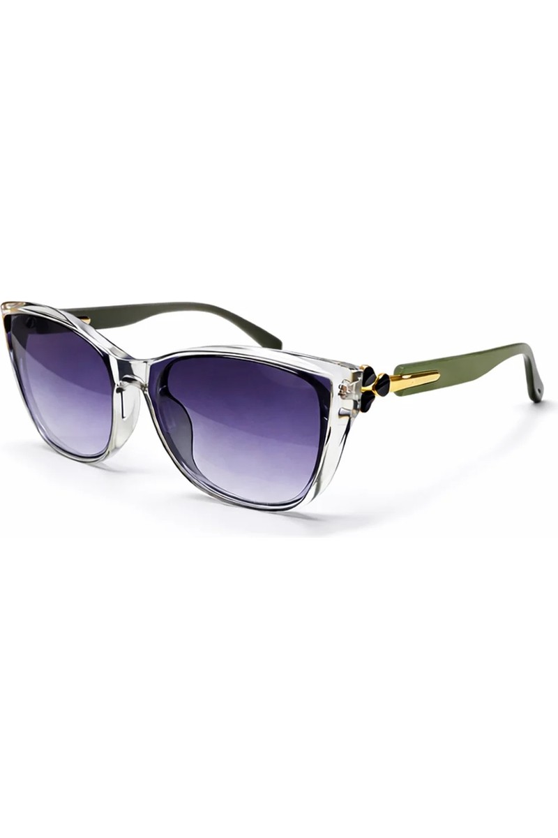 Toz Vintage Toz Vintage Lurello Yeşil Retro Kare Kemik Unisex UV400 Vintage Retro Güneş — 4. ürün görseli