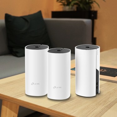 TP-Link TP-Link Deco M4 (3-Pack) | Wi-Fi 5 Mesh Sistemi | AC1200 Mbps Hız | Fiber Uyumlu | Çift Bant | — 4. ürün görseli