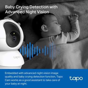 TP-Link TP-Link Tapo C210 | Akıllı Wi-Fi Güvenlik Kamerası | 2K 3MP | 360° Hareket Takibi | 9m Gece Görüşü — 5. ürün görseli