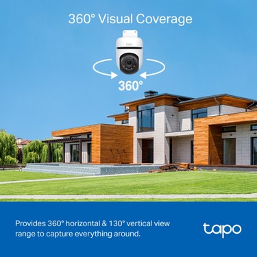 TP-Link TP-Link Tapo C510W Dış Mekan Wi-Fi Güvenlik Kamerası | 2K QHD | Renkli Gece Görüşü | 360° Görüş — 5. ürün görseli