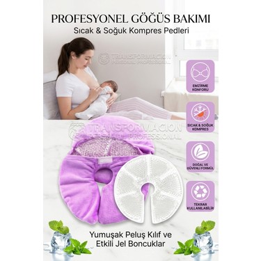 Transformacion Transformacion Emzirme Destek Pedi, Sıcak Soğuk Göğüs Terapisi, Mastit ve Pompa Yardımcısı — 4. ürün görseli