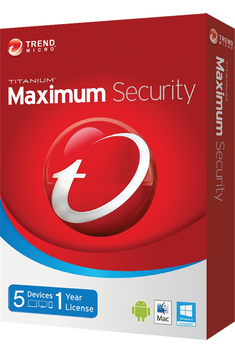 Trend Micro Maximum Security 5 Kullanıcı 1 Yıl