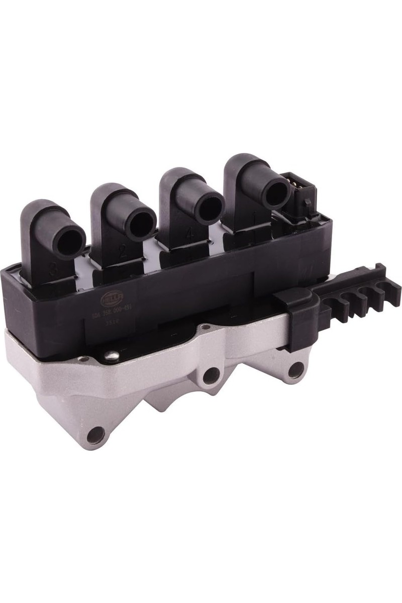 Trendy Pazars Ateşleme Bobini - 12V - 3-Kutuplu - Blok Ateşleme Kapsülü - Vidalanmış Ignition Coil - Fiat Albea (2000-2012) ile Uyumlu
