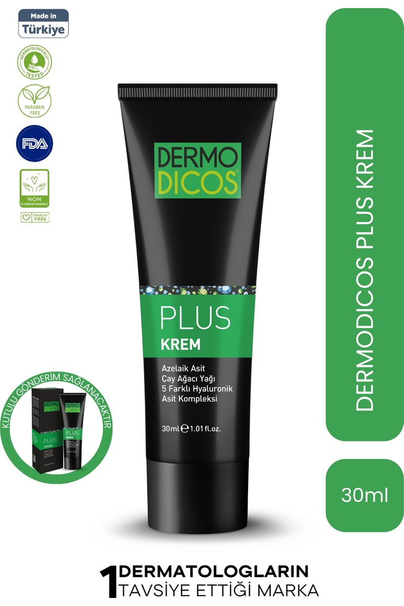 TTO Dermo Dicos Plus Krem 30 ml Nemlendirici Etkili Normal Ciltler İçin Dermatolojik Olarak Test Edilmiş