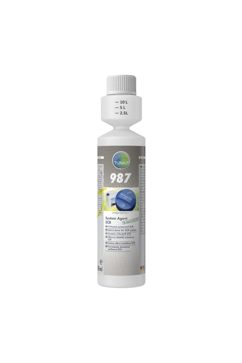 Tunap 987 SCR Sistem Etken Madde 250 ml Yağ Katkıları ile Kristalleşmeyi Önleyici Özellik