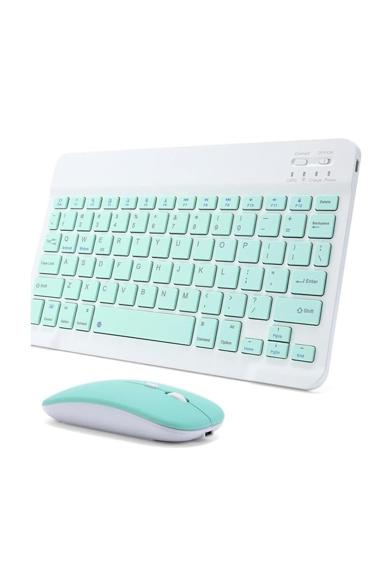Turotto Turotto Tüm Cihazlara Uyumlu Akıllı Taşınabilir Şarj Edilebilir Kablosuz Bluetooth Klavye + Mouse — 6. ürün görseli