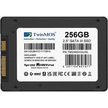 TwinMos TwinMOS 256GB 2.5'' SATA3 SSD 580 MB/s Okuma Hızı 550 MB/s Yazma Hızı ile Hızlı — 2. ürün görseli