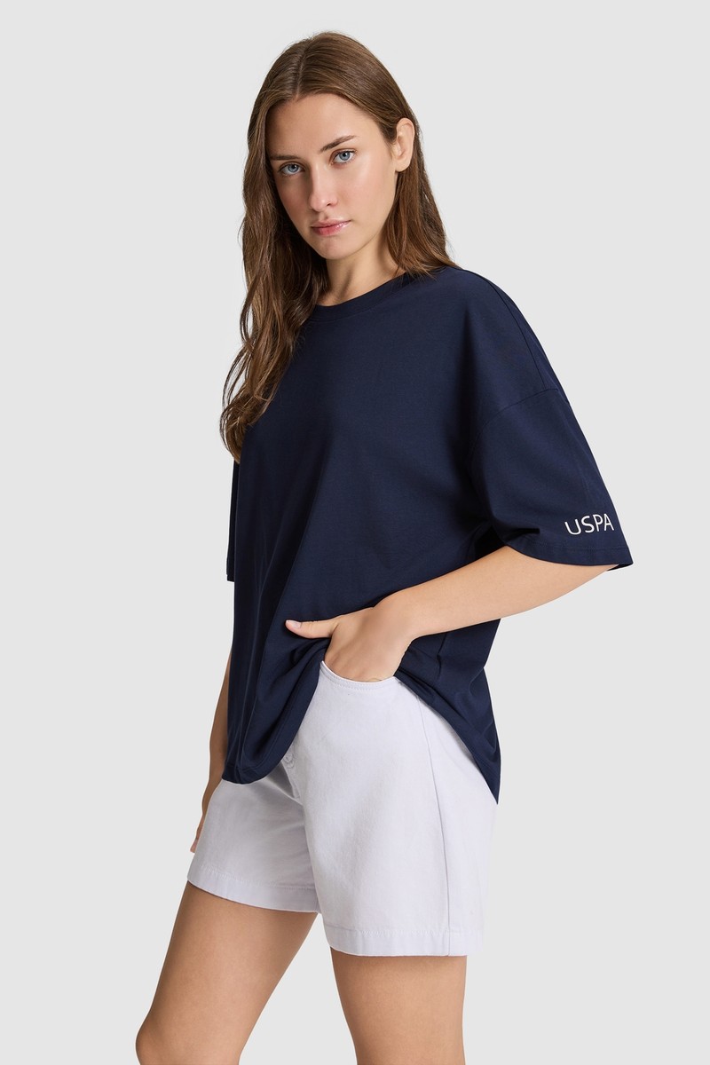 U.S. U.S. Polo Assn. Kadın Lacivert Tişört 50323529-VR033 — 3. ürün görseli