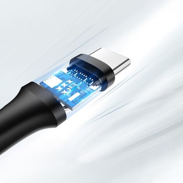 UGREEN UGREEN USB-C - USB-A 3A QC Hızlı Şarj Kablosu, 0,5 m, Siyah, — 5. ürün görseli