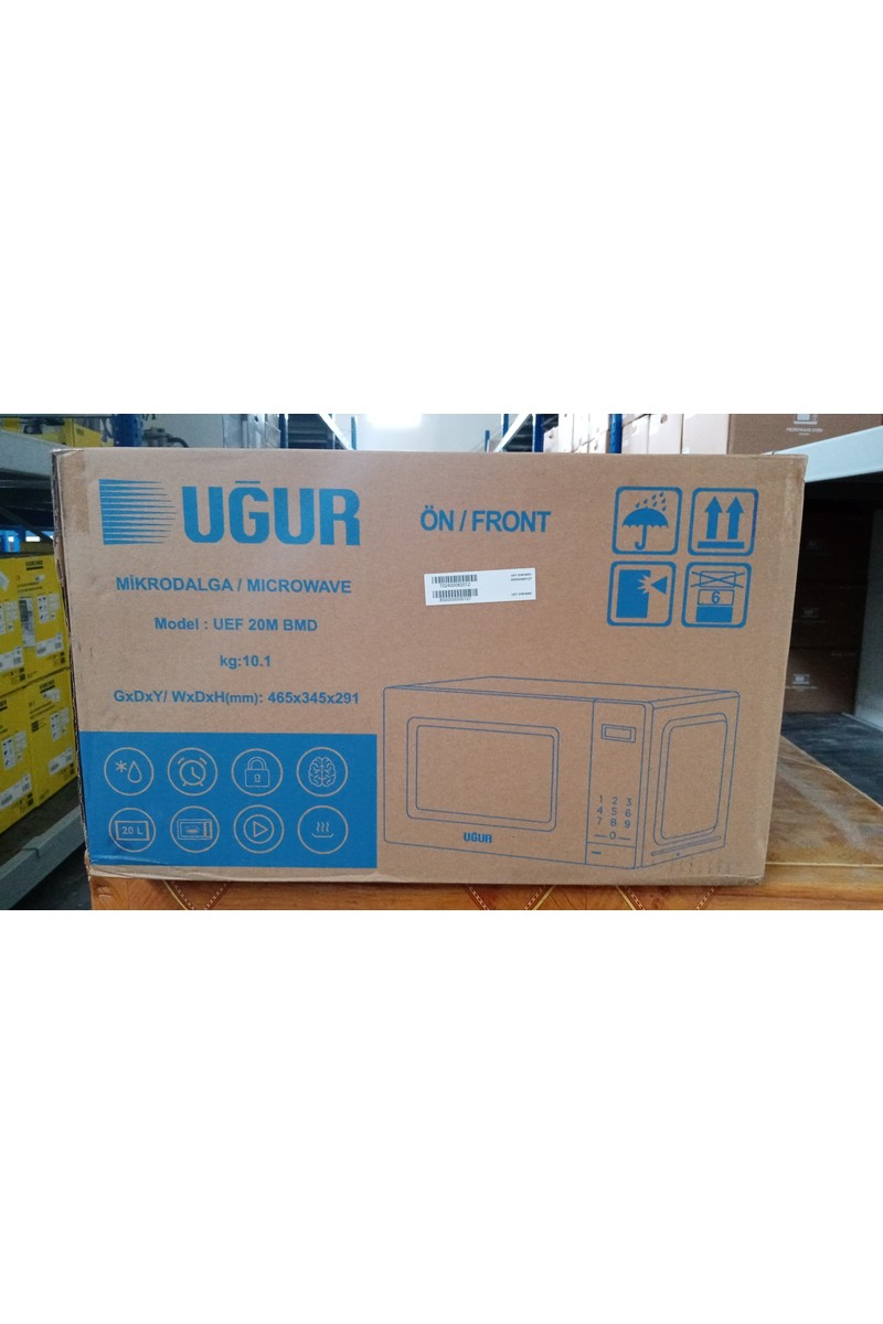 Uğur Uğur 20 lt Beyaz Mikrodalga Fırın 700 W Dokunmatik Kontrol Özellikli Enerji Verimliliği — 4. ürün görseli