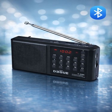 UltraTekno UltraTekno Bluetoothlu Deprem ve Acil Durum Radyosu 18650 Pilli Şarjlı Fm Radyo USB Tf Kart — 2. ürün görseli