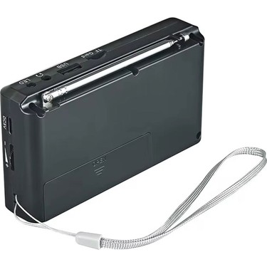 UltraTekno UltraTekno Bluetoothlu Deprem ve Acil Durum Radyosu 18650 Pilli Şarjlı Fm Radyo USB Tf Kart — 3. ürün görseli