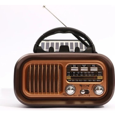 UltraTekno Ultratekno RX-BT628S Güneş Panelli Nostaljik Radyo Bt/tf/usb/fm/am/sw 3 Bandlı — 4. ürün görseli