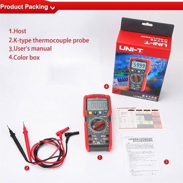 Uni-T Uni-T Ut 89X Çok Fonksiyonlu Dijital Multimetre 1000V AC/DC Gerçek RMS Ölçüm Özellikleri — 5. ürün görseli