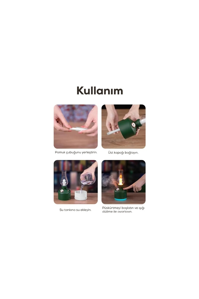 Uravas Uravas Store Gaz Lambası Tasarımlı Hava Nemlendirici — 3. ürün görseli