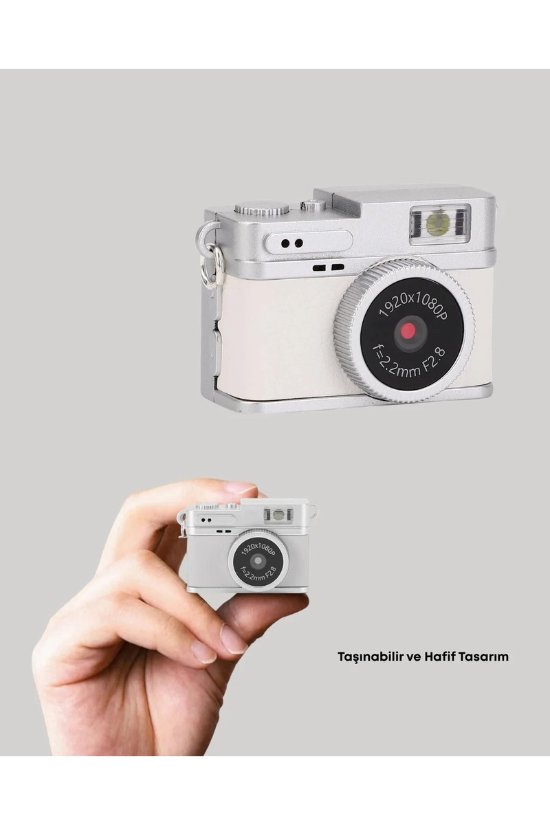 Uravas Uravas Store Mini Retro Dijital Kamera 1080P Full Hd Dahili 128GB Hafızalı — 3. ürün görseli