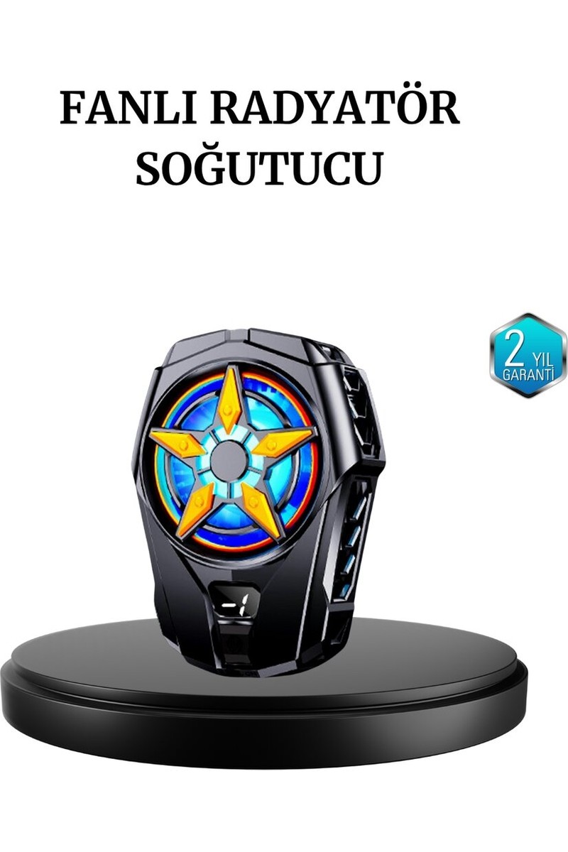 Uravas Store Şarj Edilebilir Telefon Soğutucu Fan – Taşınabilir Sessiz ve Güçlü Oyun Soğutucusu