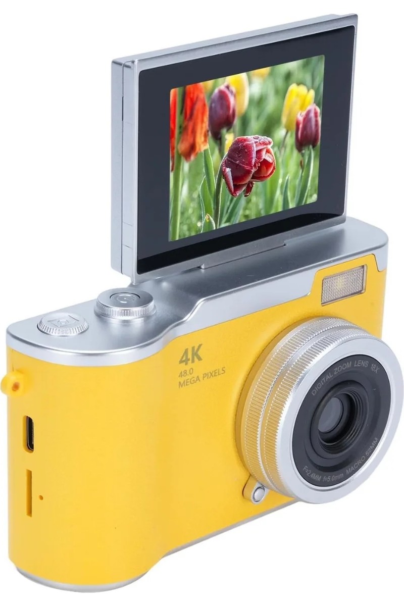 Uravas Uravas Store Yeni Nesil Dijital Kamera 48 Mp 4K Video Zoomlu Selfie ve Vlog Kamera — 2. ürün görseli