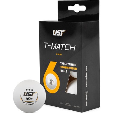 Usr USR T-Match 6 lı 3 Yıldız Masa Tenisi Maç fiyatı ve görseli