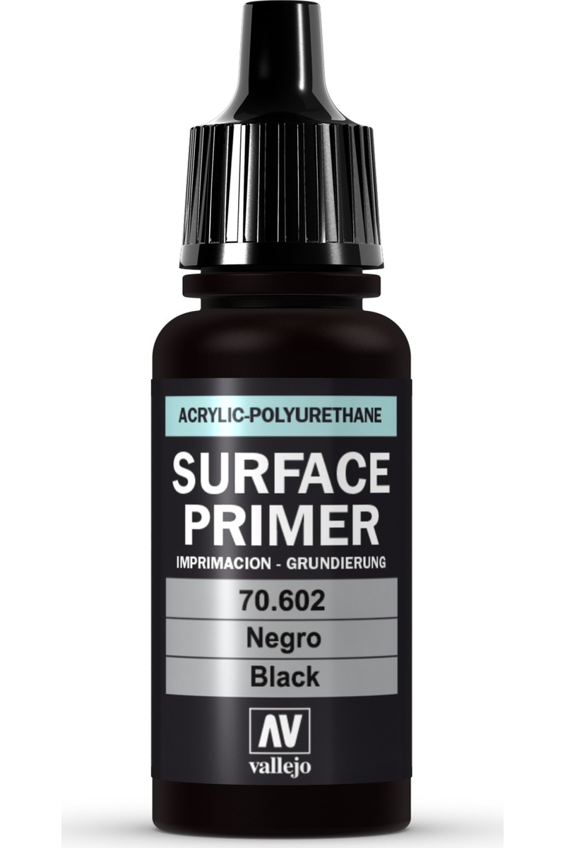 Vallejo Surface Prımer 17 ml 70.602 Black