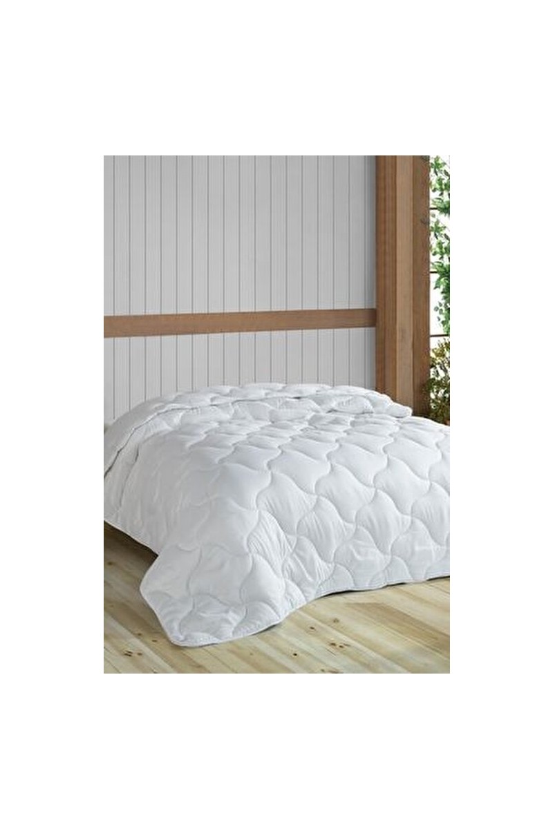 Varol Tek Kişilik Microfiber Yorgan Antibakteriyel Hafif Yapı 155x215 cm Beyaz Renk