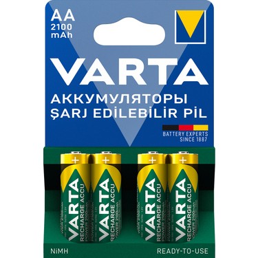 Varta VARTA 2100mAh AA Şarj Edilebilir 4'lü fiyatı ve görseli