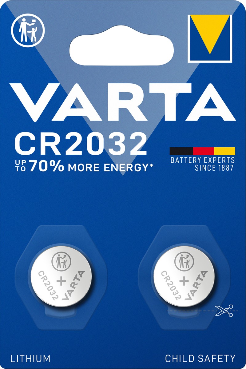Varta CR2032 'li Lityum Düğme Pil 4'lü paket
