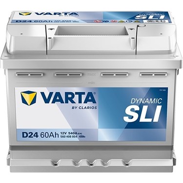 Varta Varta D24 12V 60AH 540A Dynamic Sli Akü (Üretim Yılı: fiyatı ve görseli