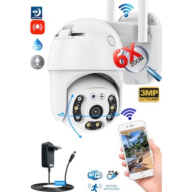 Ventus Ventus iCSee 360 Dönebilen Kablosuz Wifi Ip Kamera Speed Dome 1080p FullHD Gece Görüşlü Hareketli fiyatı ve görseli