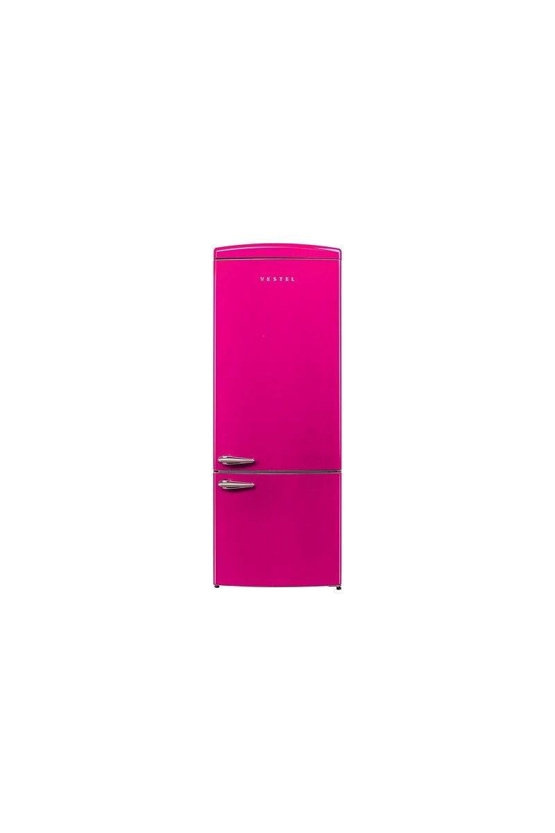 Vestel Retro NFK52111 Pembe 471 Lt No-Frost Buzdolabı