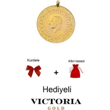 Victoria Victoria 1 Adet Yarım Altın -Eski Tarihli (Kulplu 22 — 2. ürün görseli