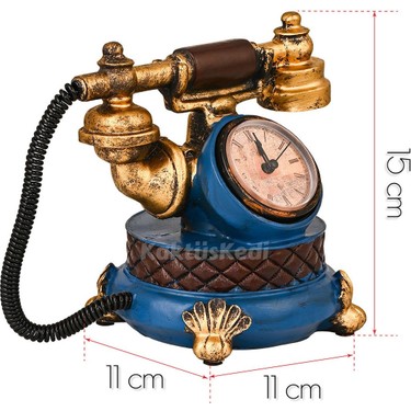 KaktüsKedi Vintage Telefon Model Nostaljik Dekoratif Masa — 4. ürün görseli