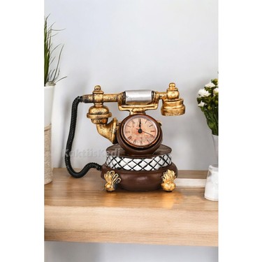 KaktüsKedi Vintage Telefon Model Nostaljik Dekoratif Masa — 5. ürün görseli