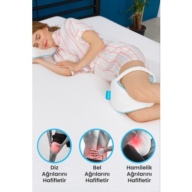 Viscofoam Viscofoam Silindir Diz Arası Ortopedik Yastık Bacak Arası Visco — 3. ürün görseli