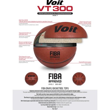 Voit Voit VT300 FIBA Onaylı 7 No Basketbol — 4. ürün görseli