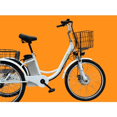 Volta Volta Vb5 24 İnç Şehir Bisikleti 5 Vitesli Katlanamaz Elektrikli 3 Tekerlekli — 5. ürün görseli