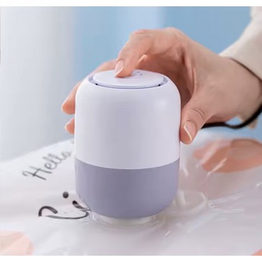 Voltix Voltix Elektrikli Vakum Pompası Seyahat Çantaları İçin Taşınabilir Beyaz Renkli Pratik fiyatı ve görseli