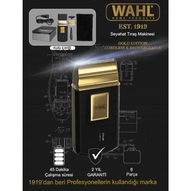 Wahl Wahl 07057-016 Seyahat Için Kablosuz Şarjlı Tıraş Makinesi - Kompakt, LED Göstergeli ve Taşıma — 2. ürün görseli